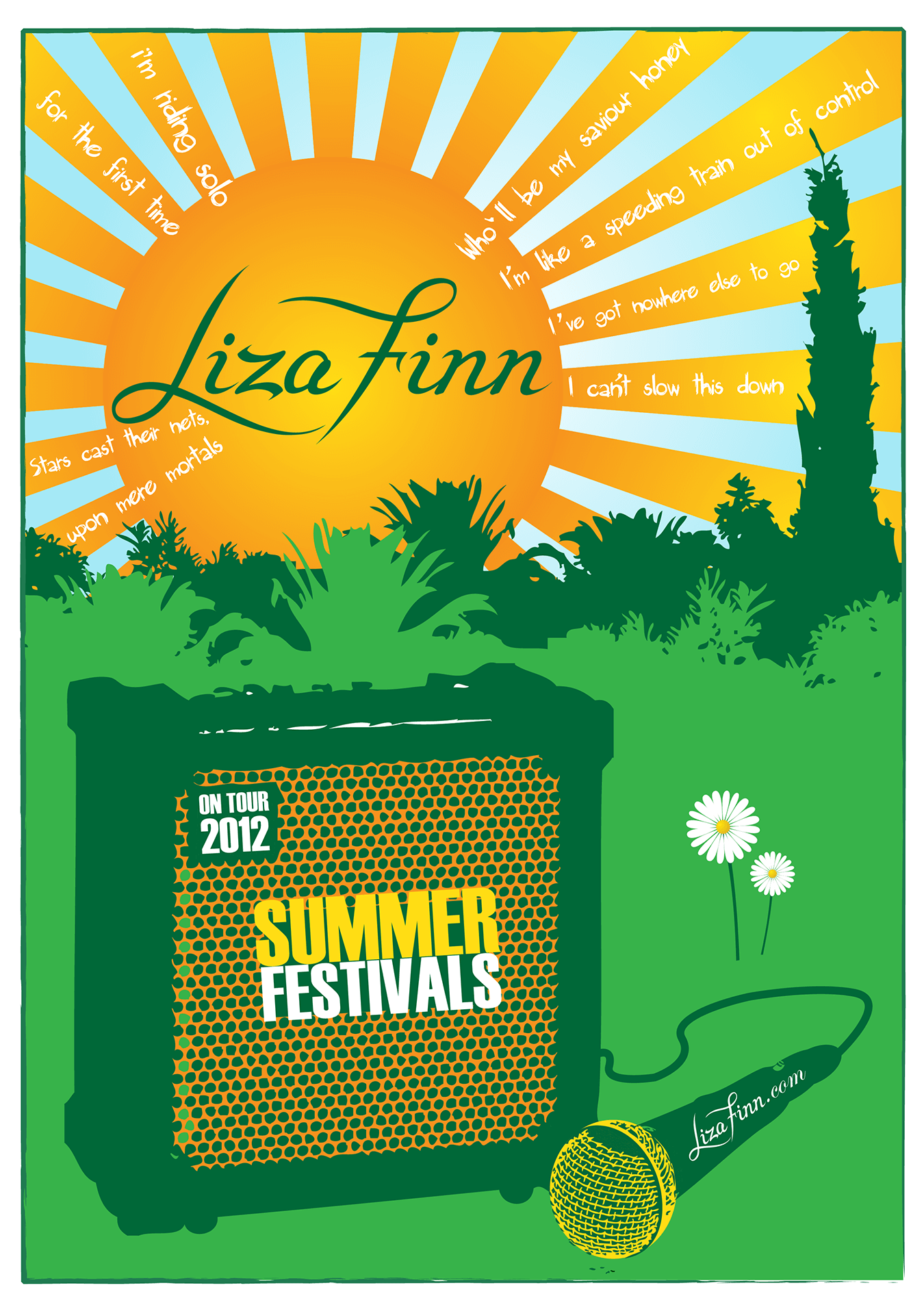 Liza Finn Festival Poster