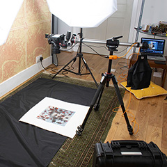 artwork photo shoot
