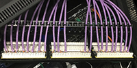 terminated cat 6 patch bar